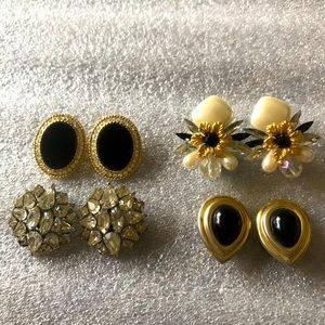Vintage clip earrings